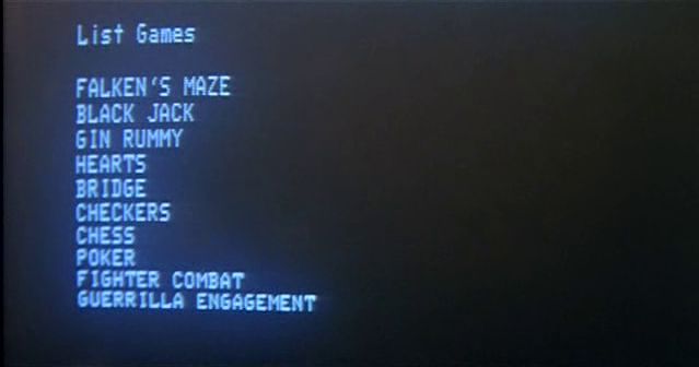 WarGames screen shot